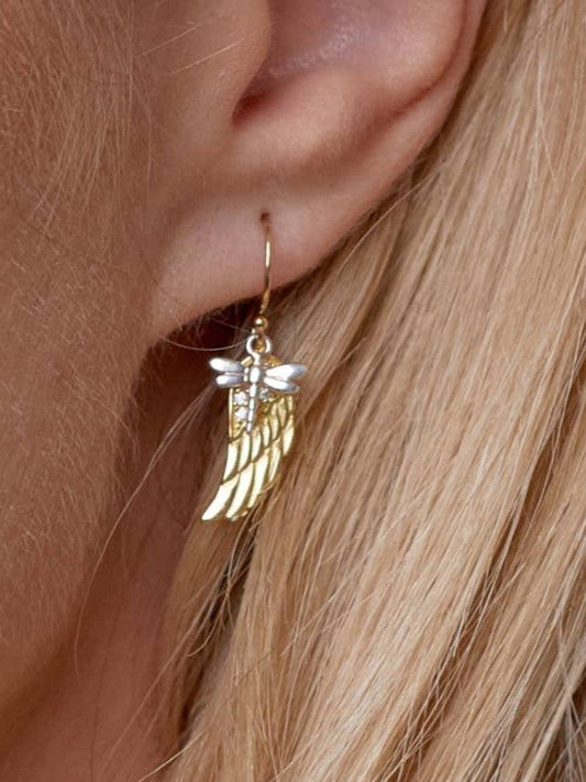 Dragonfly, Angel Wing Earrings