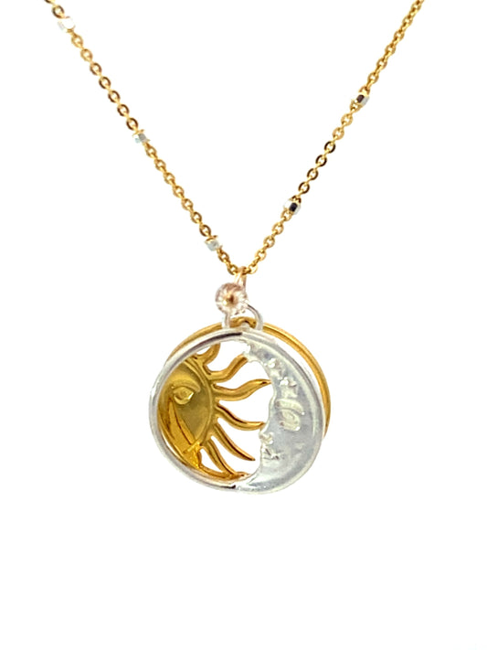 Sun and Moon Necklace
