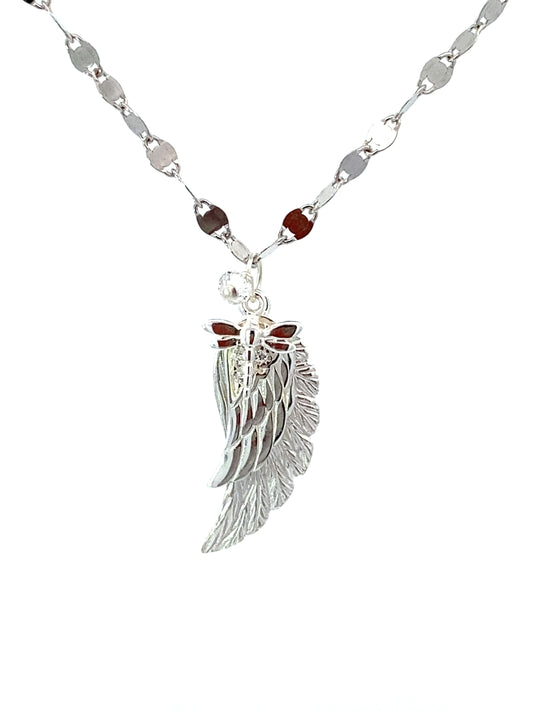 Double Angel Wing Necklace