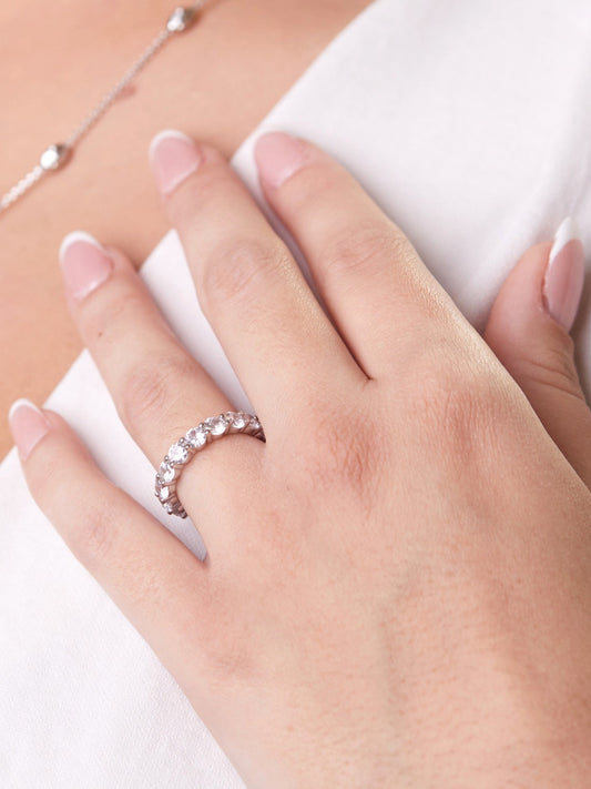 "Like a Diamond" Infinity Cubic Zirconia Ring