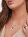 Blue Butterfly Pendant Necklace