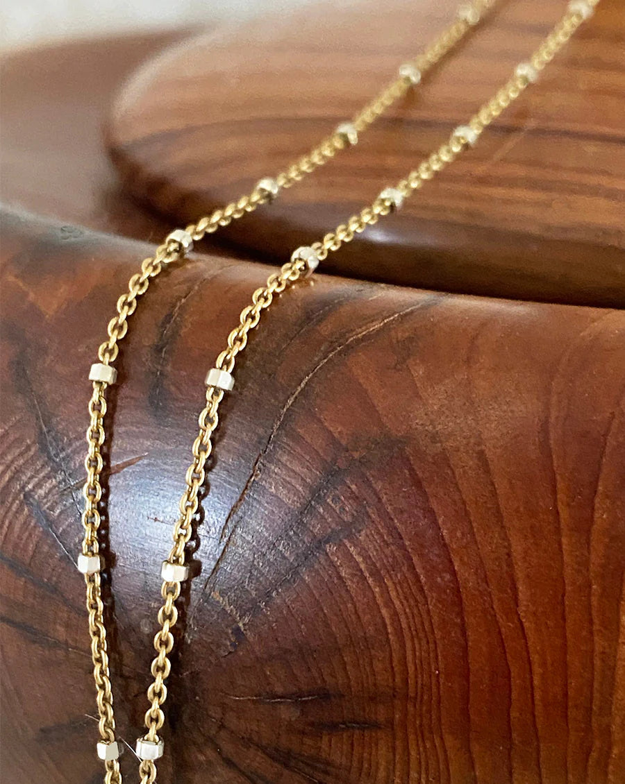 Tiny Bead Chain Necklace