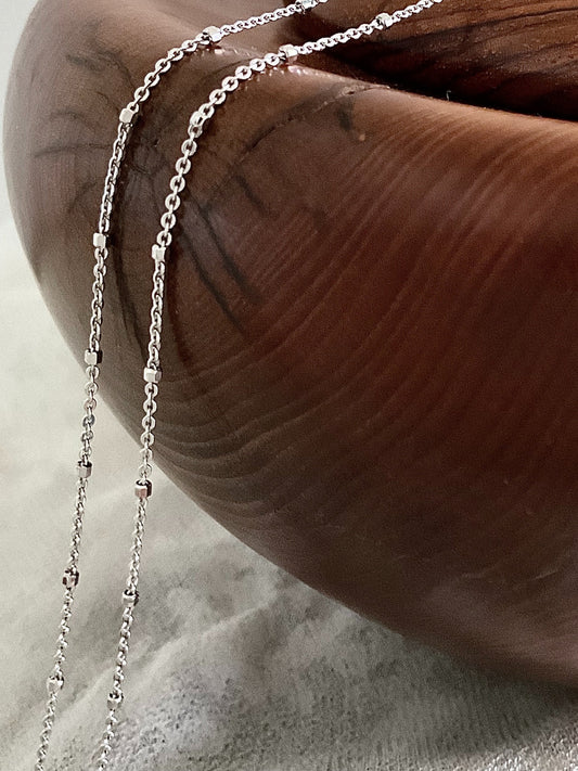 Tiny Bead Chain Necklace