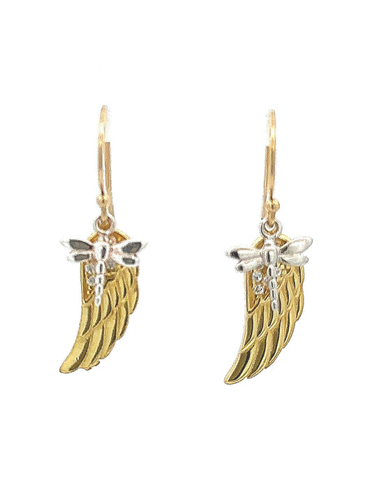 Dragonfly, Angel Wing Earrings