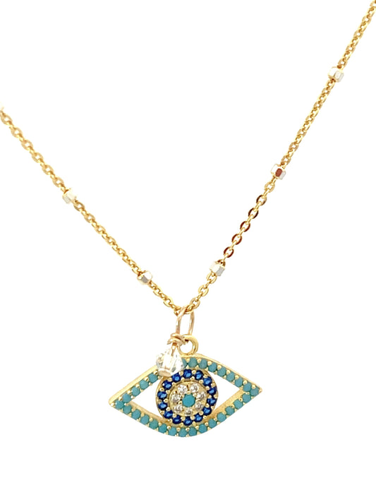 Modern Protection Eye Necklace