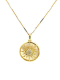 Mother of Pearl Sun Necklace