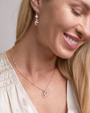 Double Moon Wish Necklace