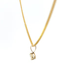 14K, 1/4 CTW Diamond Solitaire, Pendant Only