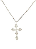 Sterling, Elegant Cross Necklace