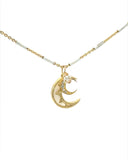 Intuitive Double Moon Necklace