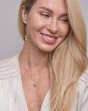 Golden, Double Star Necklace