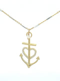 Heart, Love Hope Anchor Pendant Necklace