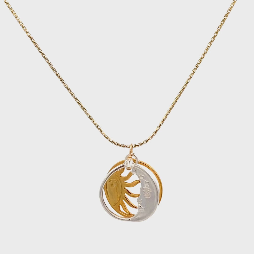 Sun and Moon Necklace