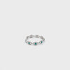 Lucky Eye Blue and White Ring