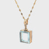Gold and Glass Timeless Locket Necklace
