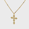 Sterling, Elegant Cross Necklace